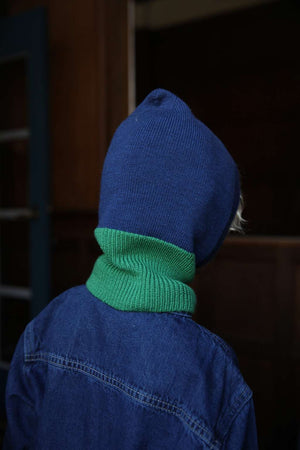 Balaclava Sturmhaube Blue / Grass