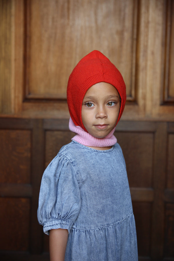 Balaclava Sturmhaube Cotton Candy / Red