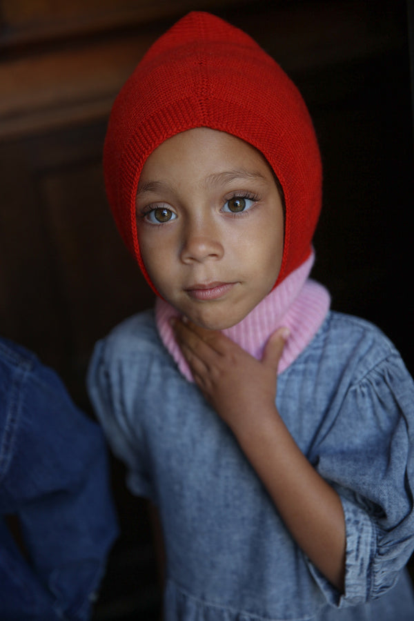 Balaclava Sturmhaube Cotton Candy / Red