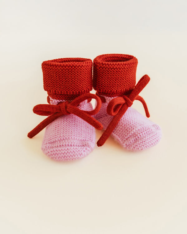 Booties Cotton Candy / Red