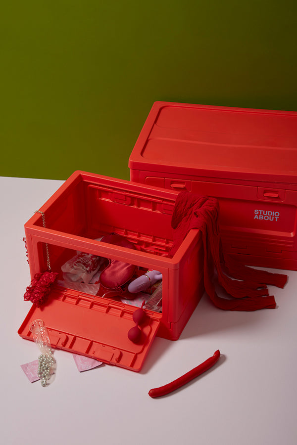 Aufbewahrungsbox Medium Rot