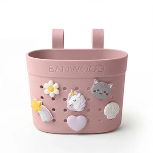 Banwood Pin & Ride Korb Dusty Rose von oben
