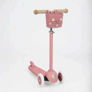 Banwood Pin & Ride Korb Raspberry mit Pins gestaltet