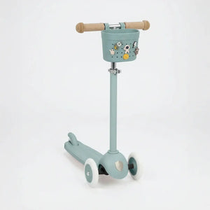 Banwood Pin & Ride Korb Teal mit Pins gestaltet