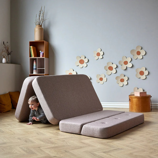 KK Faltbares Spielsofa - Rosé w. Rosé