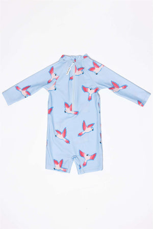 Kindisch Baby-Badeanzug Parrot – Detailansicht Sonnenschutz
