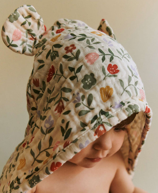 Dear April Babybadetuch Balou aus GOTS-Bio-Baumwolle, 75 × 75 cm