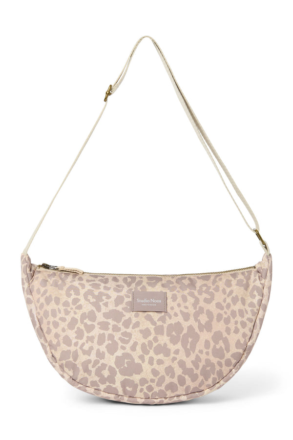 Puffy Gürteltasche für Erwachsene Beige Leopard