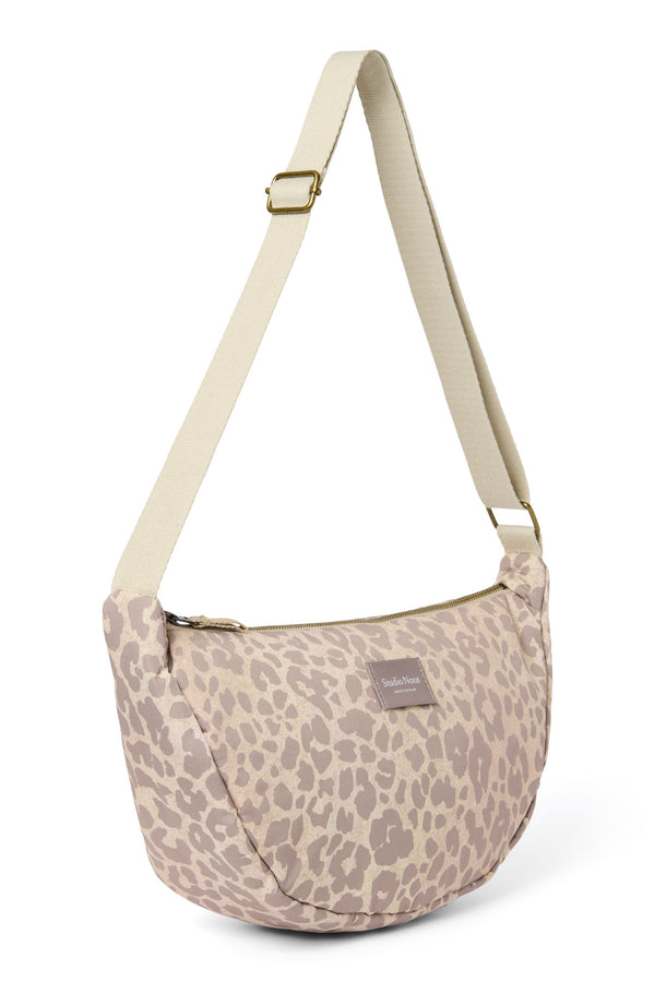 Puffy Gürteltasche für Erwachsene Beige Leopard