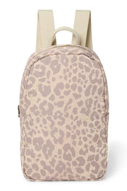 Sac à dos Puffy Mini beige léopard