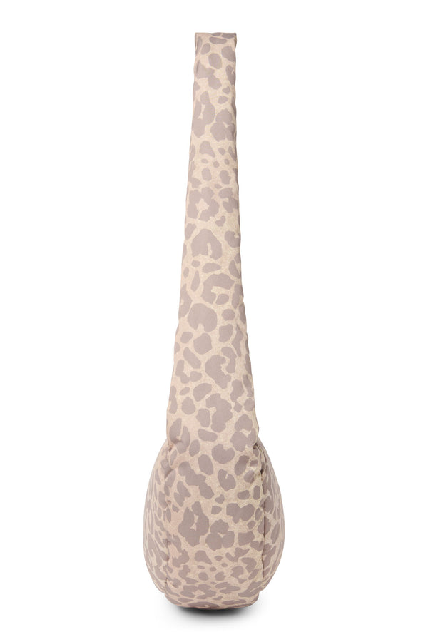 Puffy Mini Cross Body Bag Beige Leopard