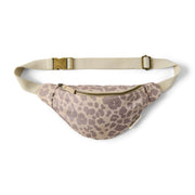 Sac banane matelassé pour enfants, imprimé léopard beige