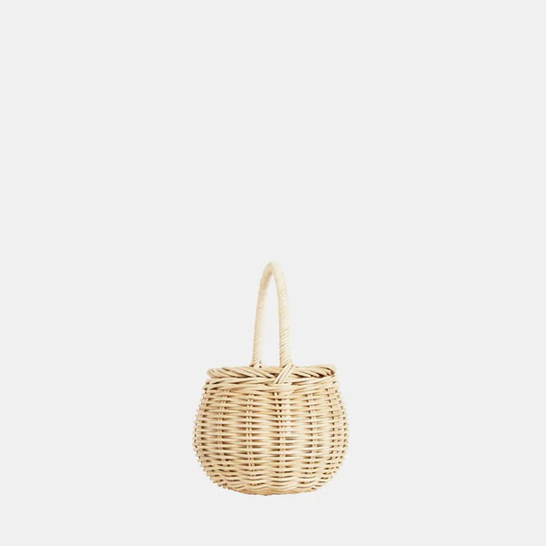 Rattan Berry Basket Straw