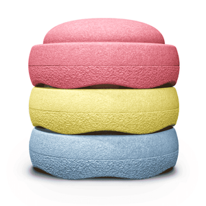Stapelstein Pastel Primary 3er-Set in Light Red, Light Yellow und Light Blue