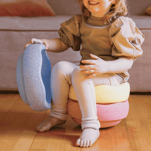 Stapelstein Pastel Primary – drei Pastelltöne im Set