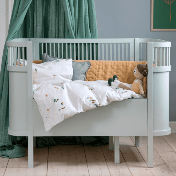 Ausstellung: Sebra Bett Baby & Junior nebelgrün