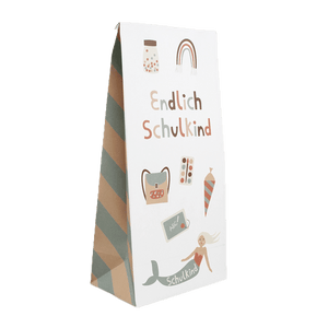 ava&yves Papiergeschenktüte Endlich Schulkind Meerjungfrau | Geschenkverpackung | Beluga Kids