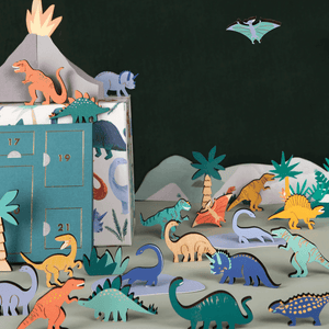 Meri Meri Dinosaurier Adventskalender-Koffer | Adventskalender | Beluga Kids