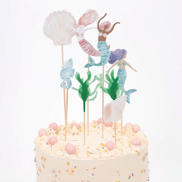 Meri Meri Mermaid Cake Toppers | Partydeko | Beluga Kids