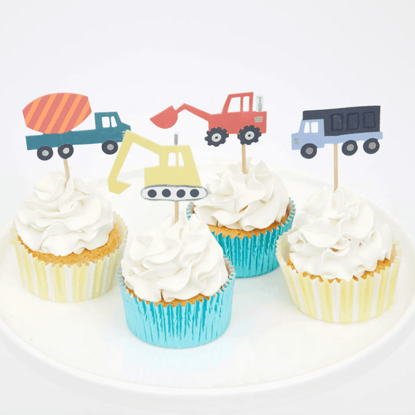 Meri Meri Baustelle Cupcake Set | Partydeko | Beluga Kids