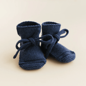 Hvid Booties Blue | Babyschuhe | Beluga Kids