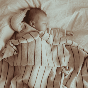 Mulesingfreie Merinowolle der Hvid Babydecke Harry