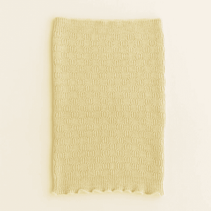 Strickstruktur des Hvid Gigi Schals, kratzfrei und antibakteriell