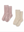 2-Pack Glitter Socks Rose / Off White