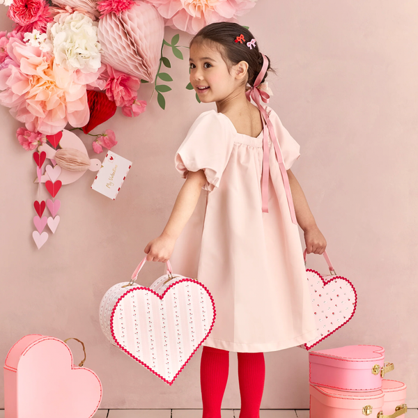 2-er Set Koffer Heart Vintage Rose