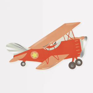 Flugzeuggirlande von Meri Meri mit 3D-Flügeln und Wabenwolken