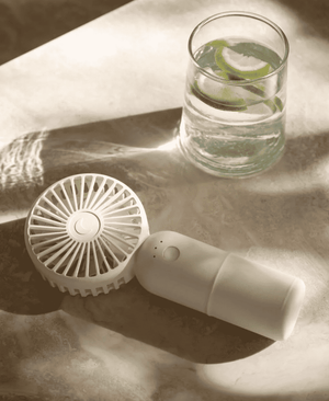 Moonboon Miniventilator – Detailansicht des Gehäuses