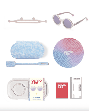 Runde Olivio&Co. Sonnenbrille für 18 bis 36 Monate alte Kinder