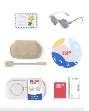 Olivio&Co. Junior Sonnenbrille oval inklusive tragbarer Box