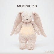 MOONIE 2.0 Organic Humming Bunny Rose