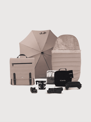 Sonnenschirm und Getränkehalter des iCandy Peach7 Bundles