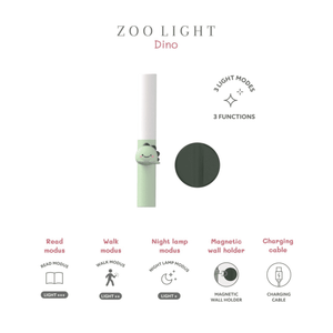 Dino Nachtlicht von The Zoo Family mit 500-mAh-Akku für unterwegs