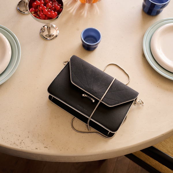 Sac bandoulière Club Chic noir