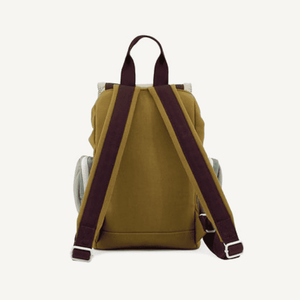Innenfutter mit Eichelmuster und Flaschenhalter im Sticky Lemon Rucksack