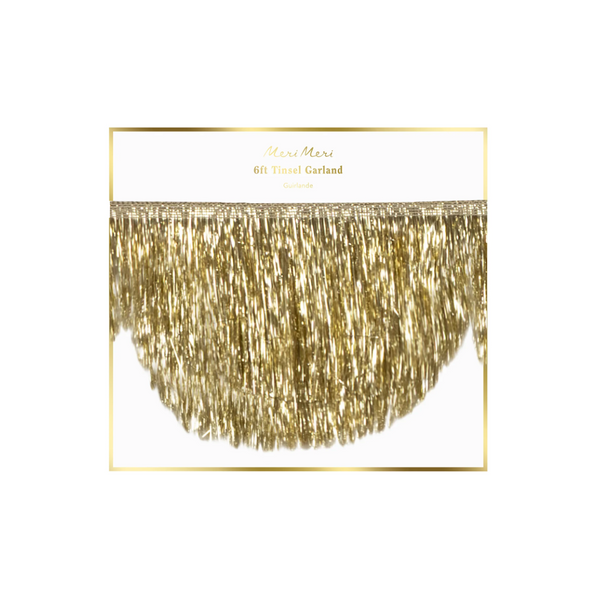 Gold-Lametta Muschelgirlande