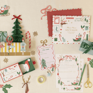 Meri Meri Weihnachtskit, Briefvorlage im Detail