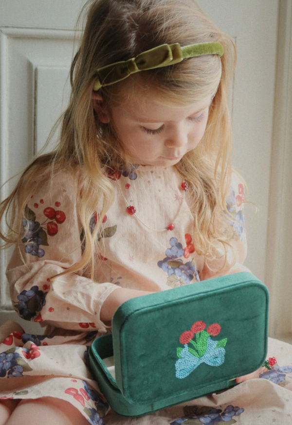 "All I wish for" Schmuck-Set Bottle Green