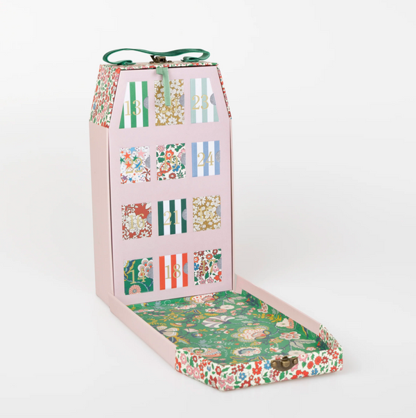 Calendrier de l'Avent avec bracelet à breloques Meri Meri x Liberty