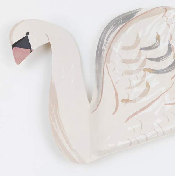 Partyteller Schwan (8x)