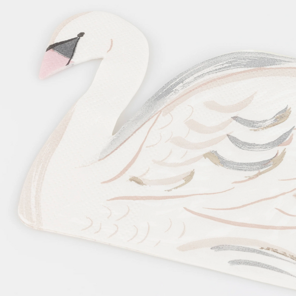 Servietten Schwan (16x)