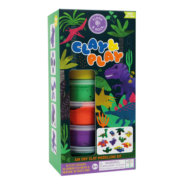 Clay &amp; Play Rainbow Dinosaurs