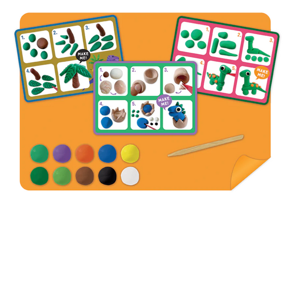 Clay &amp; Play Rainbow Dinosaurs