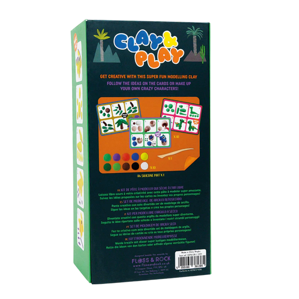 Clay &amp; Play Rainbow Dinosaurs