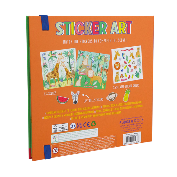 Sticker Art Buch Jungle