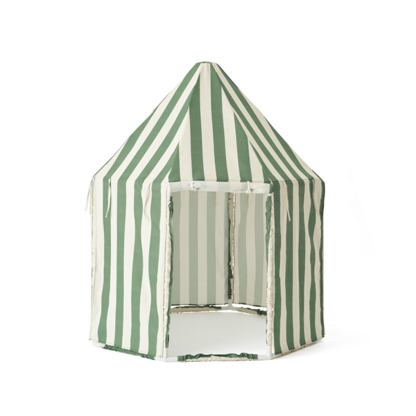 Pavillon-Zelt Gestreift Grün