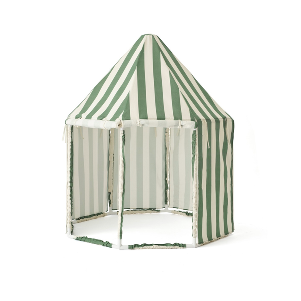 zelt gestreift Kids Concept Pavillon-Zelt Gestreift Grün